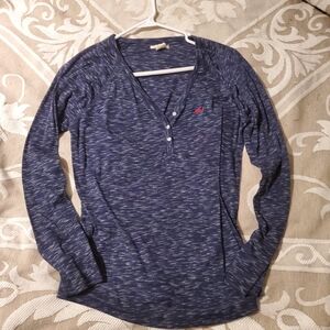 Blue Long Sleeve Levi Shirt